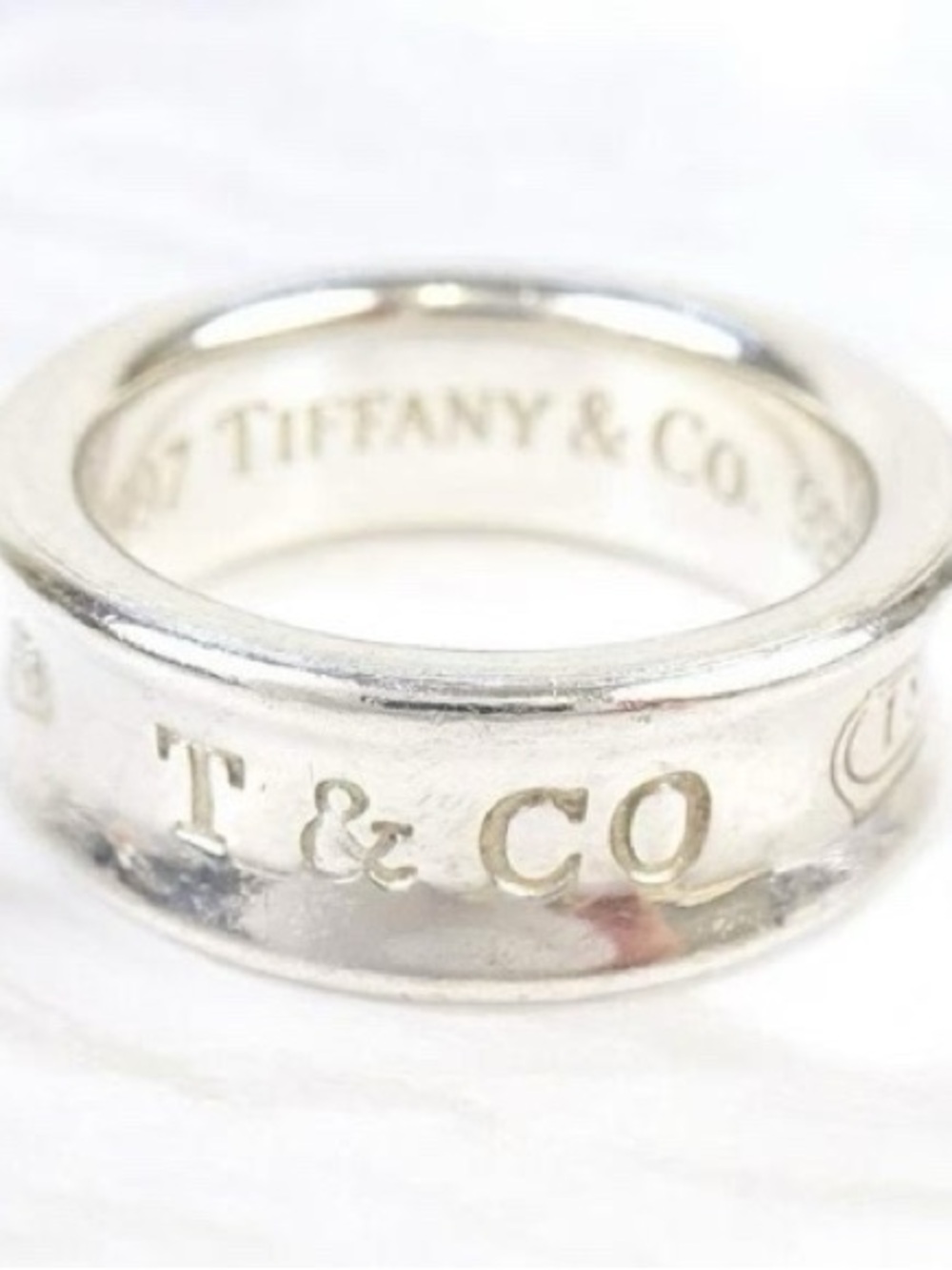 Tiffany & Co. 1837 Collection. Size 4.5. Sterling Silver 925.💍🩶💕